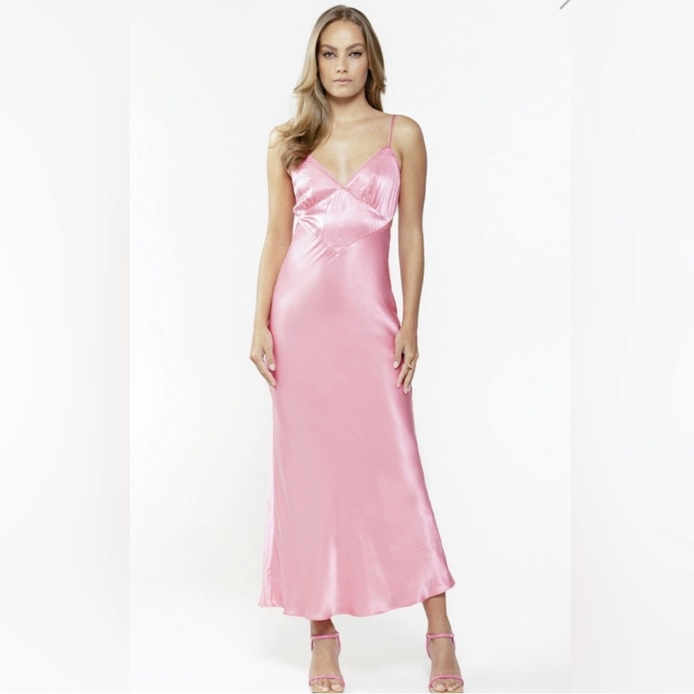 Bardot Malinda Pink Slip Dress